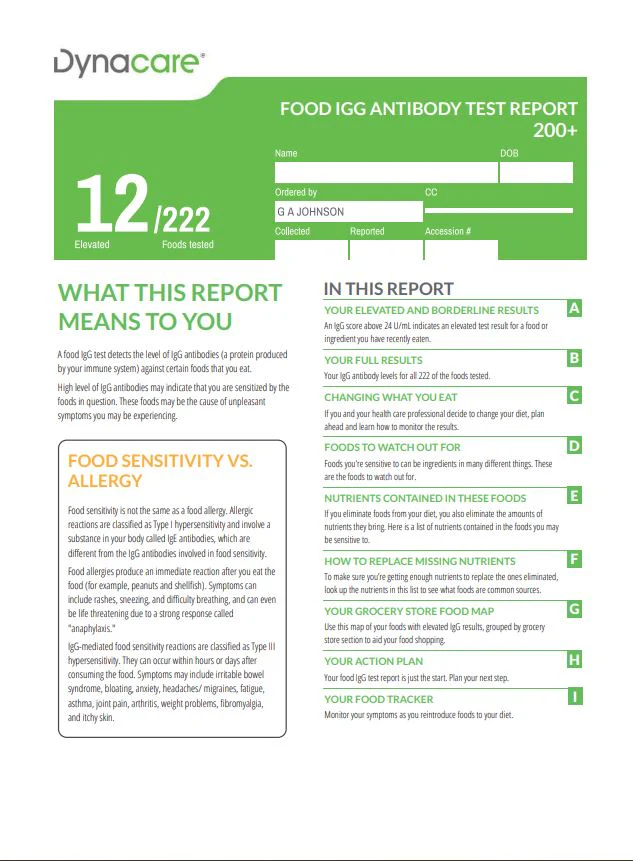 Food Intolerance IgG Screen - 200 foods - Image 15