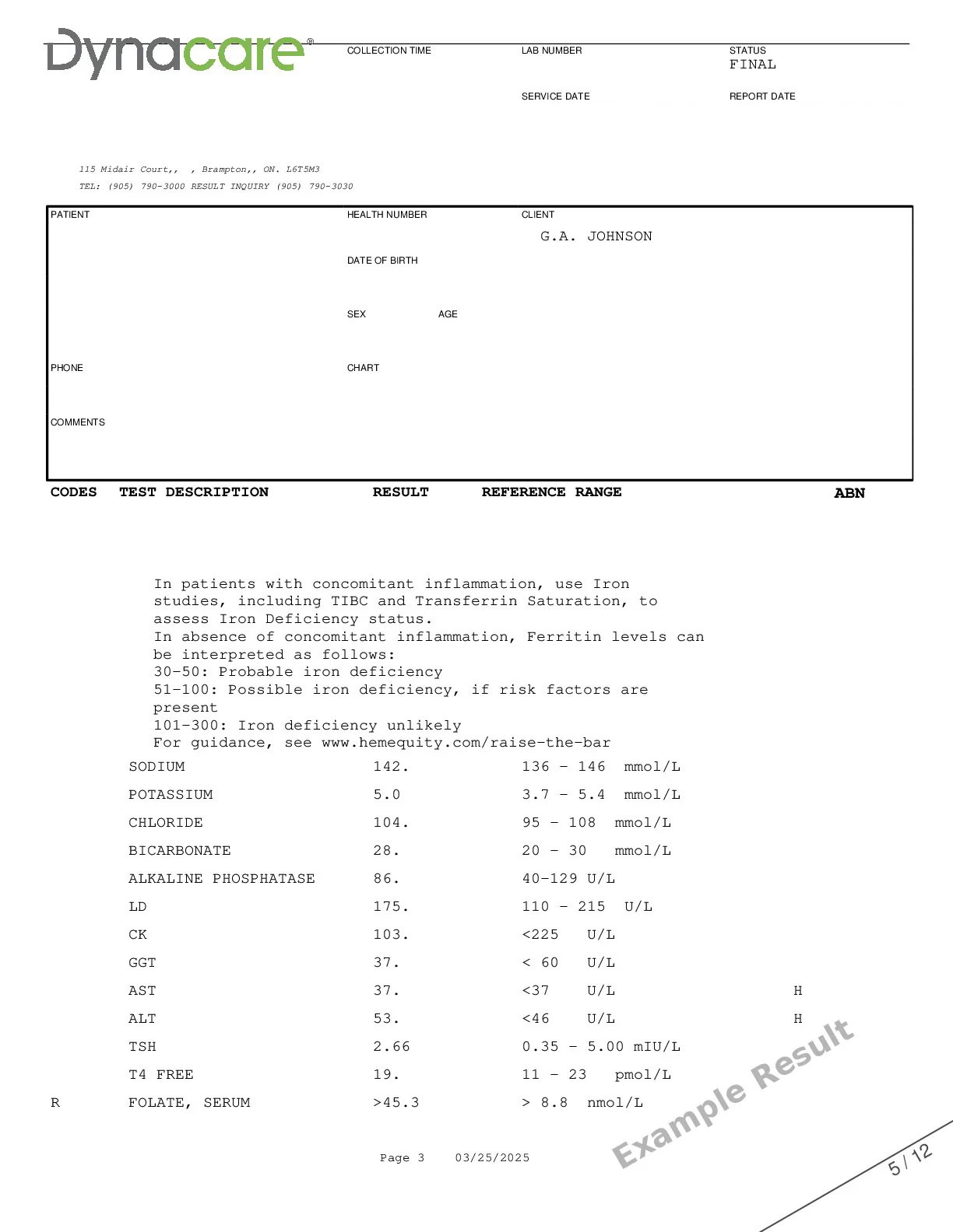 Vitamin and Minerals Profile - Image 2