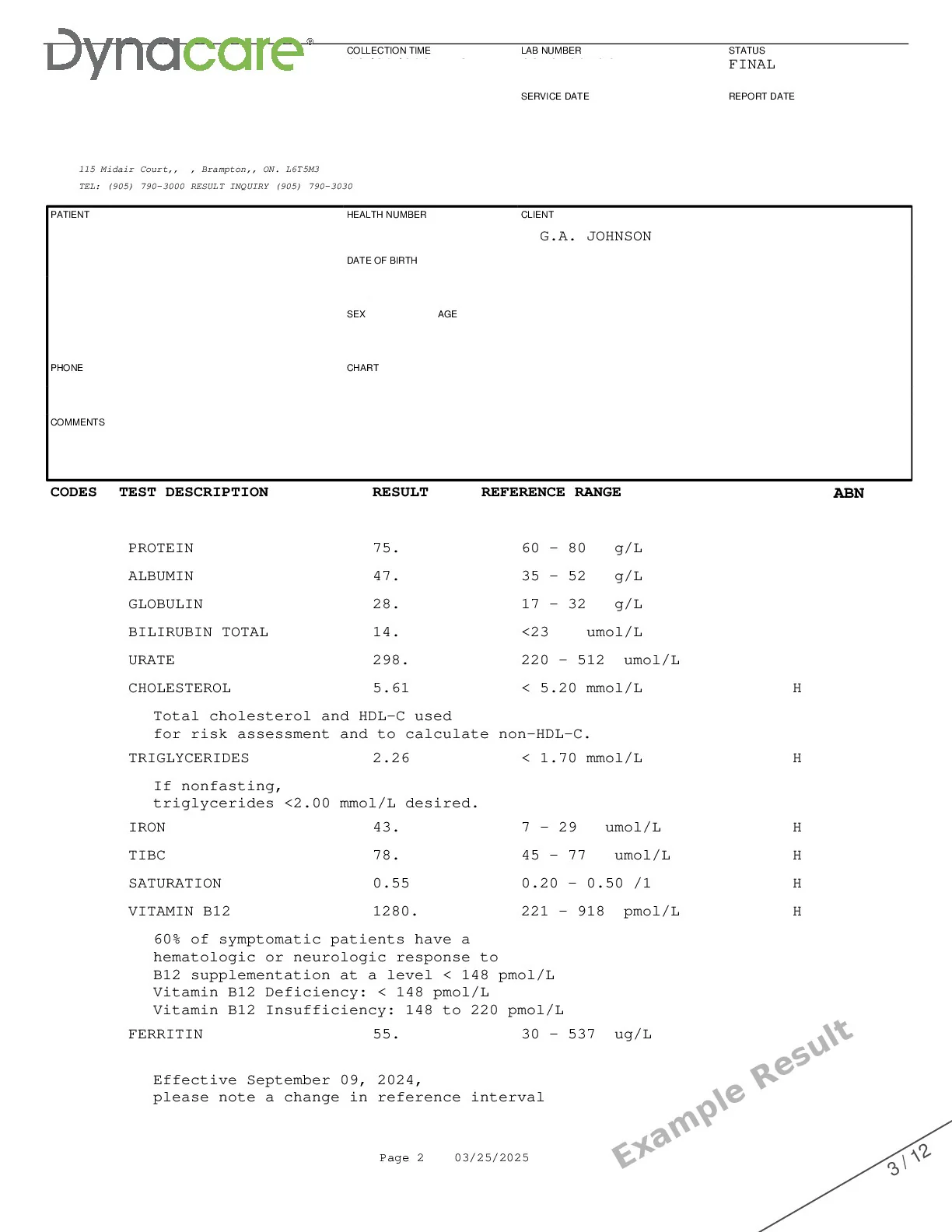 Vitamin and Minerals Profile - Image 3